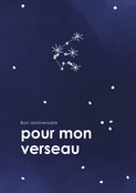 &Eacute;toiles scintillantes pour mon Verseau